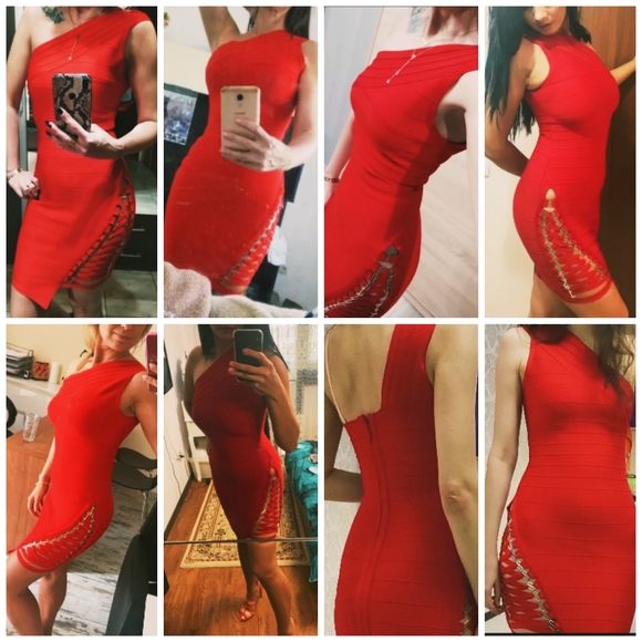 🎆HP🎇One-Shoulder Sequined Night Out Party Dress - Picture 6 of 8